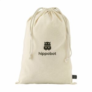 Gift Pouch Naturel GRS Recycled Cotton (150 g/m²) L
