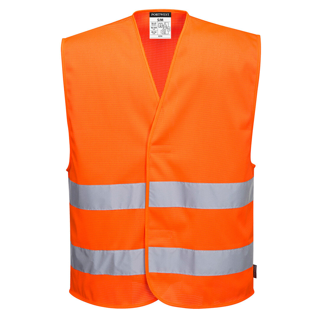Gilet 2 bandes Hi-Vis MeshAir Portwest C374 Gilet 2 bandes Hi-Vis MeshAir Portwest C374