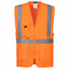 Gilet executive hte visibilité avec poche pour tablette Portwest C357