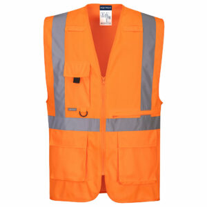 Gilet executive hte visibilité avec poche pour tablette Portwest C357