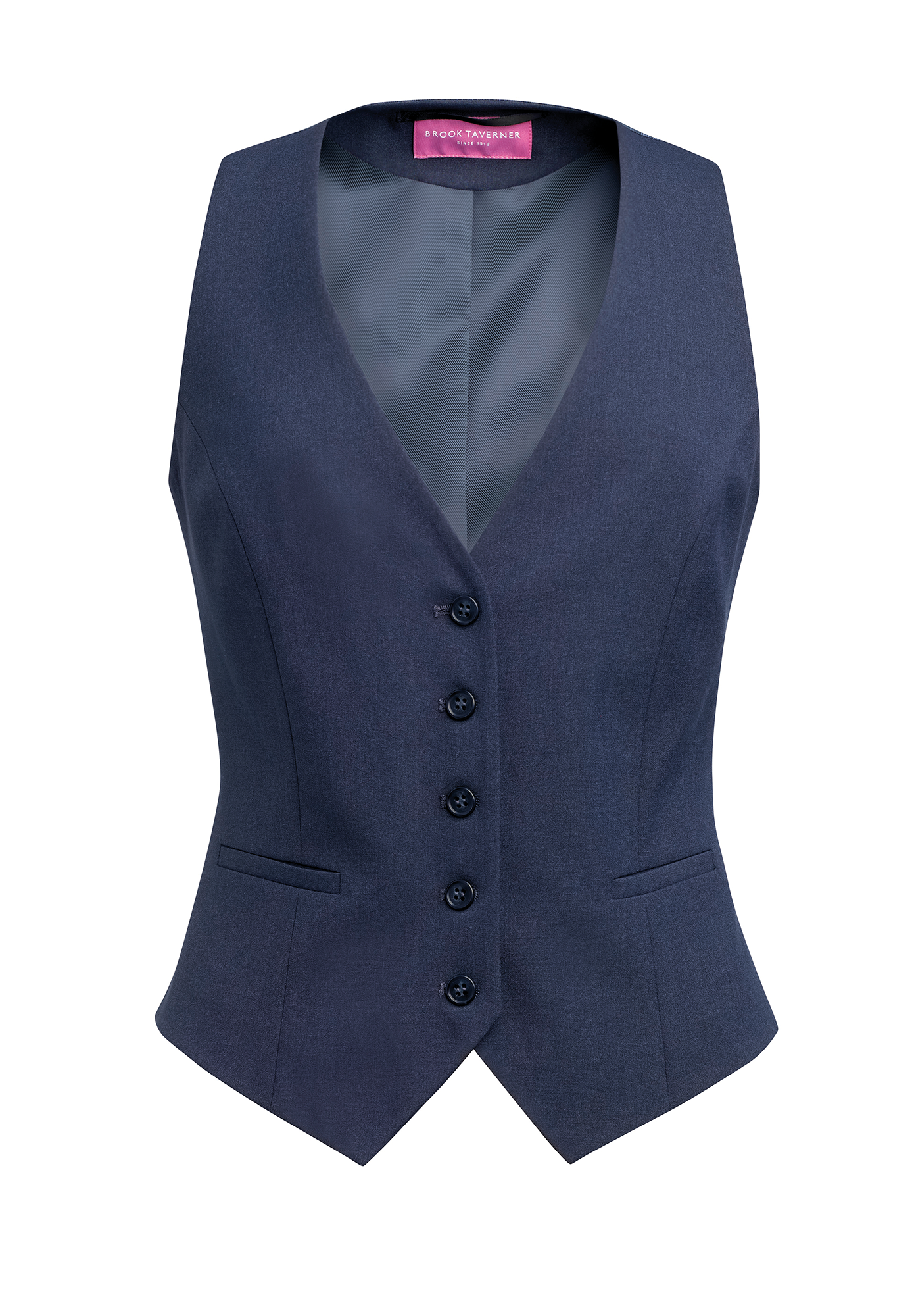 Gilet femme Béatrice coupe cintrée Brook Taverner BT2391 Gilet femme Béatrice coupe cintrée Brook Taverner BT2391