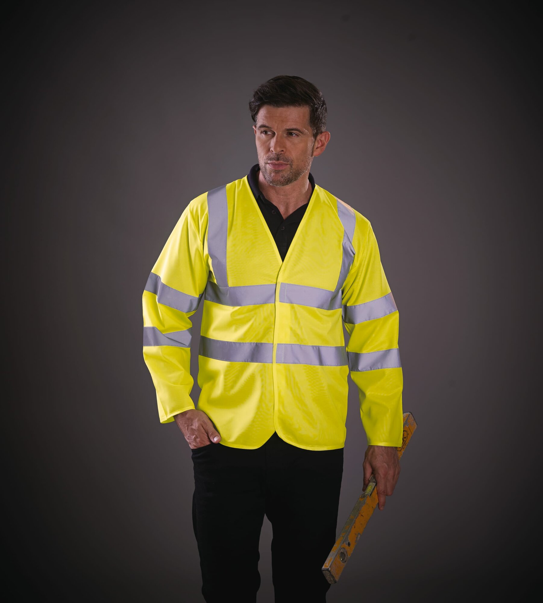 Gilet Hi-vis à manches longues Yoko YHVJ200 Gilet Hi-vis à manches longues Yoko YHVJ200