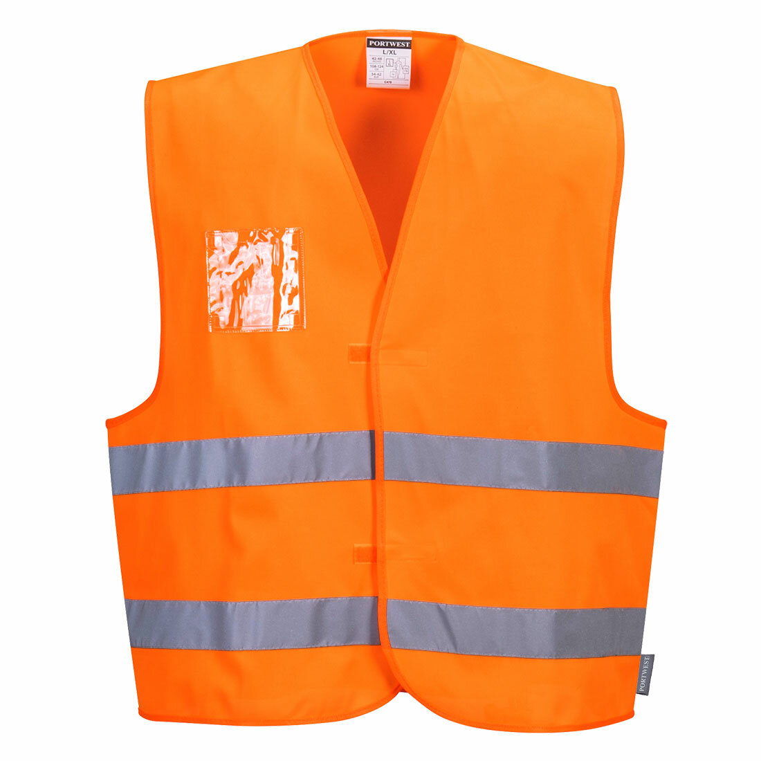 Gilet Hi-Vis avec porte-badge Portwest C475 Gilet Hi-Vis avec porte-badge Portwest C475