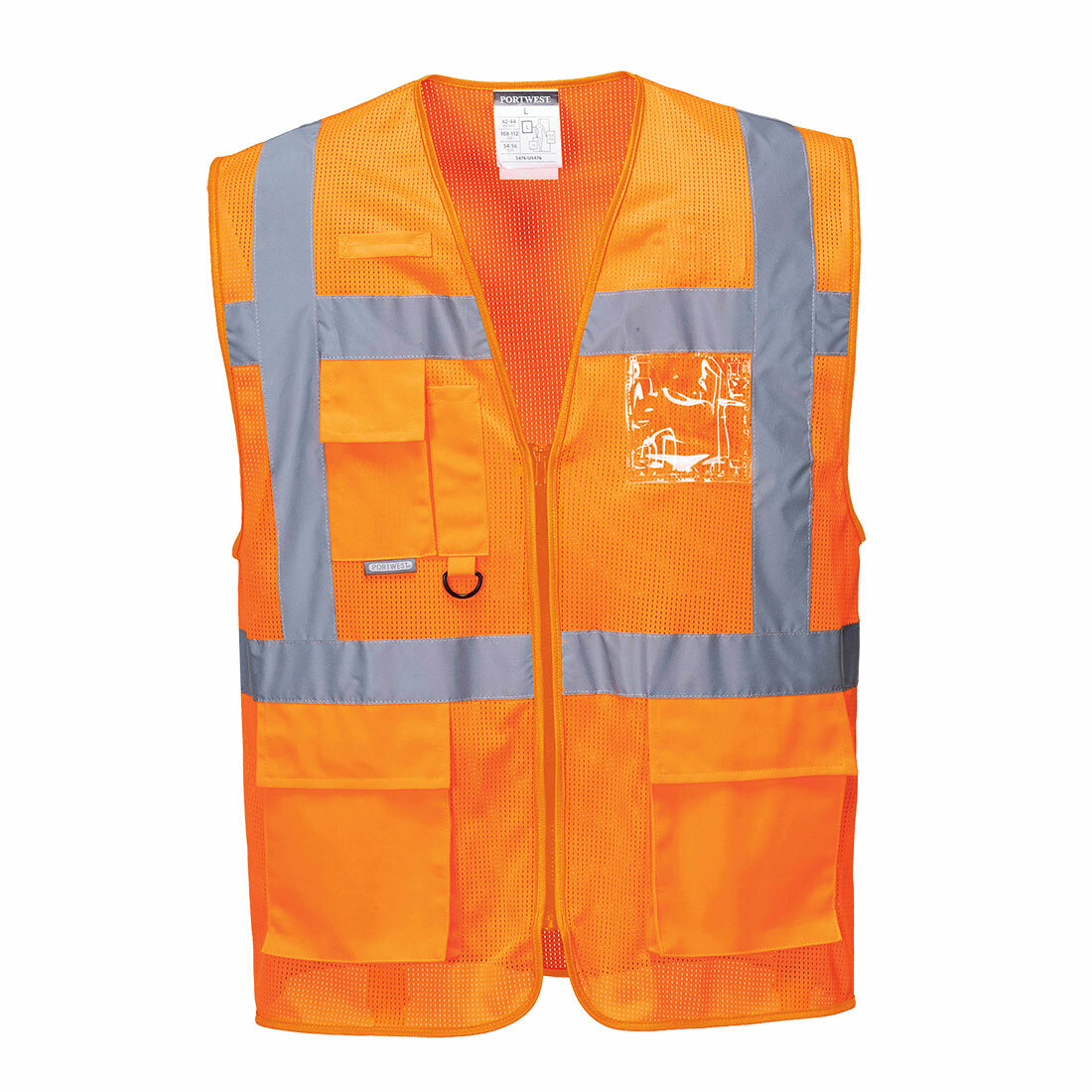 Gilet HV Meshair Athène Portwest C376 Gilet HV Meshair Athène Portwest C376