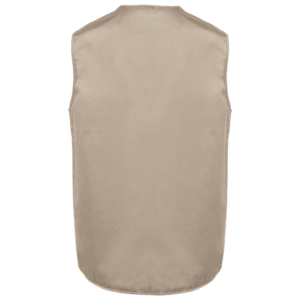 Gilet polycoton multipoches doublé unisexe WK. Designed To Work WK609