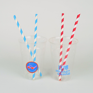 Gobelet transparent pour boissons fraîches et smoothies