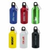 Gourde en métal de 400 ml aux couleurs assorties MENTO.