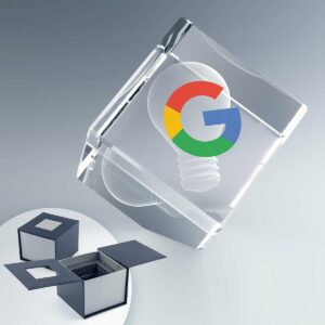Grand Cube Pan Coupé en verre 10 cm
