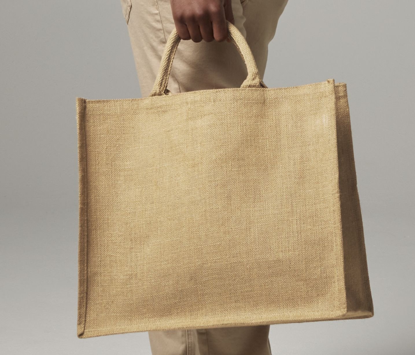 Grand sac shopping en toile de jute Westford Mill Jumbo Shopper Grand sac shopping en toile de jute Westford Mill Jumbo Shopper