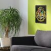 Grande Plaque Métallique 3D Harry Potter - Blason Poudlard