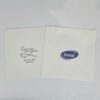 Grande serviette 40x40 personnalisée 1 ou 2 couleurs