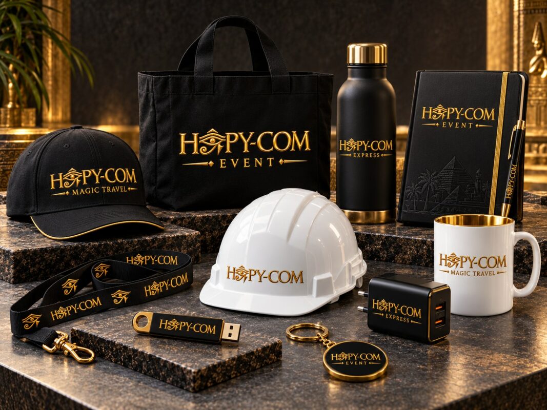 Objets publicitaires personnalisés au logo Hâpy-Com