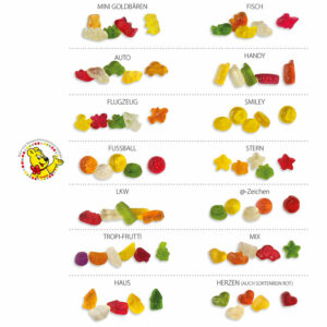 HARIBO Formes standards en sachet promo, 6,5 g