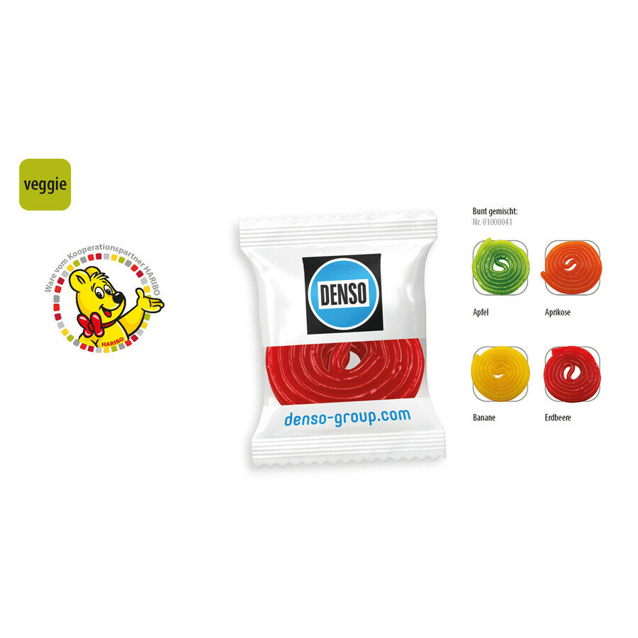 HARIBO Rouleau Rotella aux fruits en sachet promo, 1 pièce HARIBO Rouleau Rotella aux fruits en sachet promo, 1 pièce