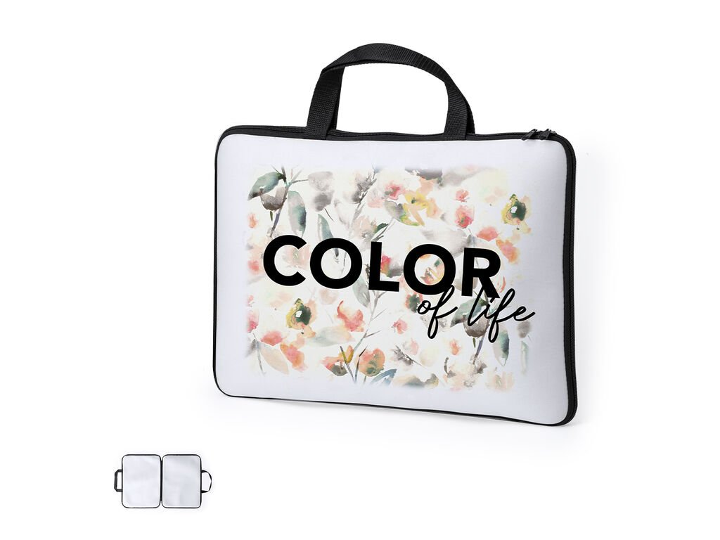 Housse pour ordinateur portable sublimation Lury Housse pour ordinateur portable sublimation Lury