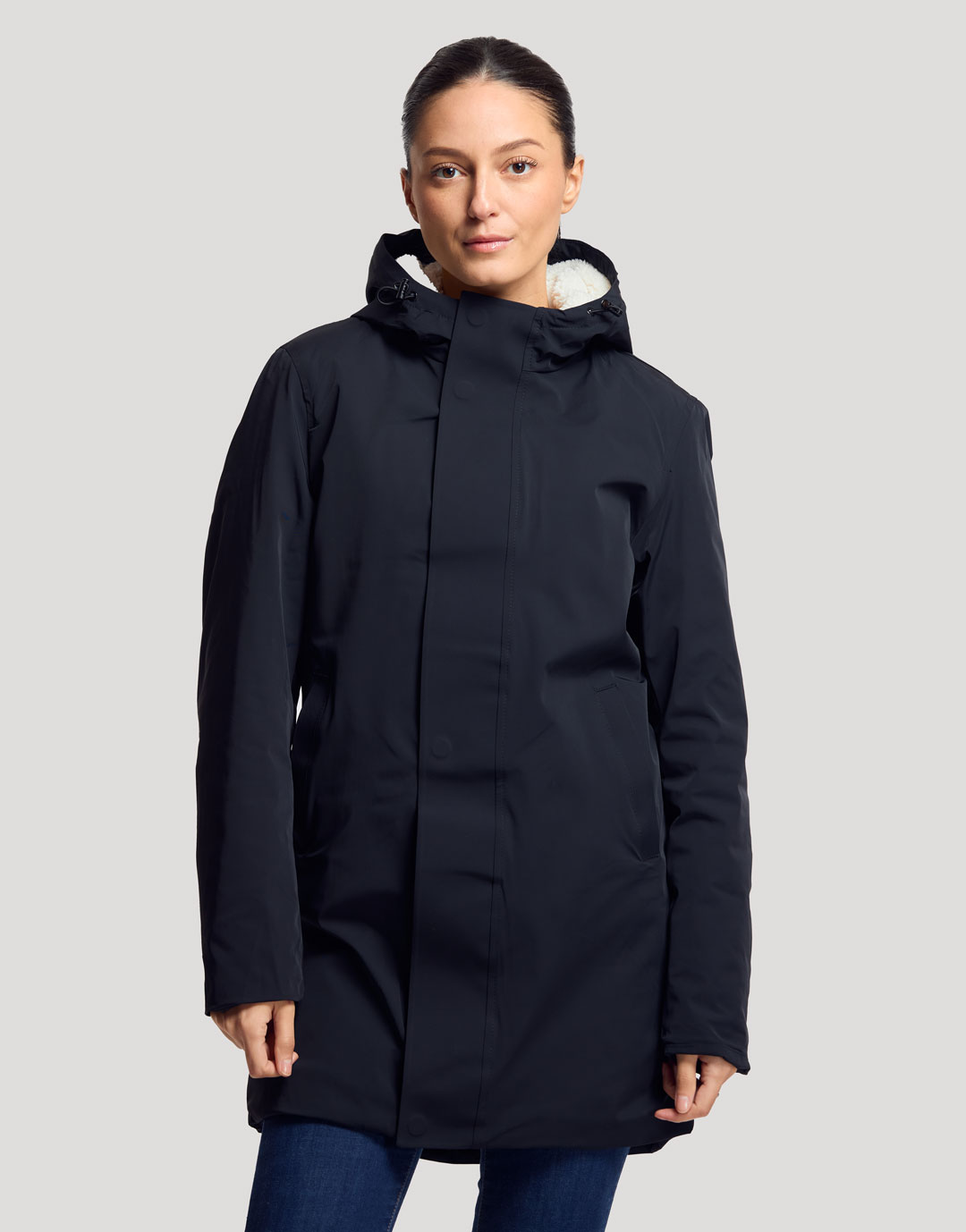 Parka longue intérieur sherpa Hoxton Parka longue intérieur sherpa Hoxton – vue 3