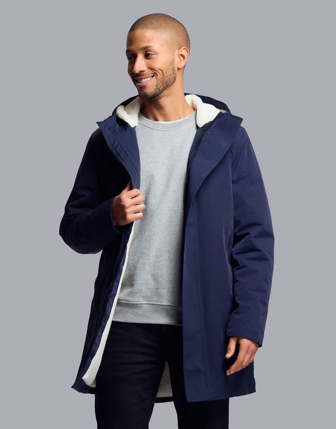 Parka longue intérieur sherpa Hoxton Parka longue intérieur sherpa Hoxton – vue 4