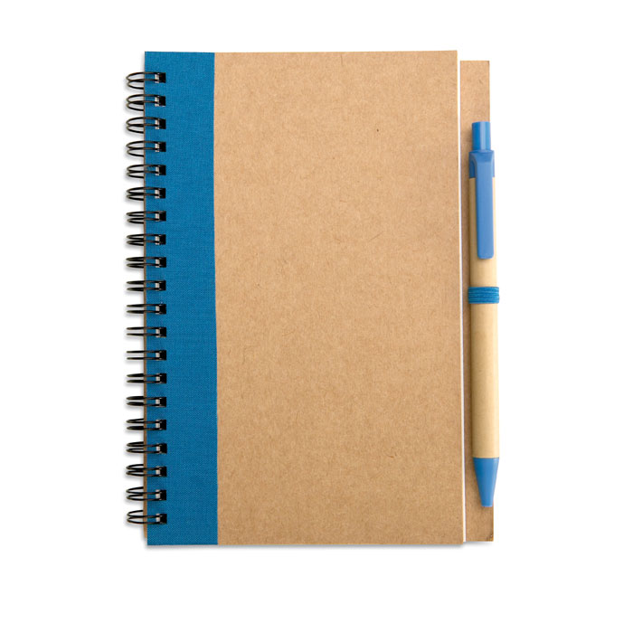 Bloc-notes recyclé et stylo Sonora Plus Bloc-notes recyclé et stylo Sonora Plus – vue 3
