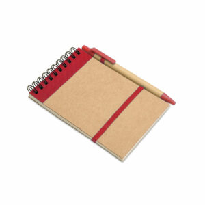Bloc-notes recyclé et stylo Sonora – vue 4