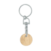 Jeton bambou avec porte-cles