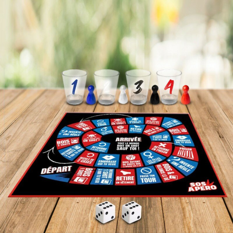 Jeu de l'Oie Humoristique Version Apéro Jeu de l'Oie Humoristique Version Apéro