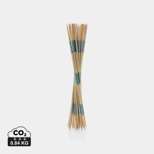 Jeu de mikado géant en bambou