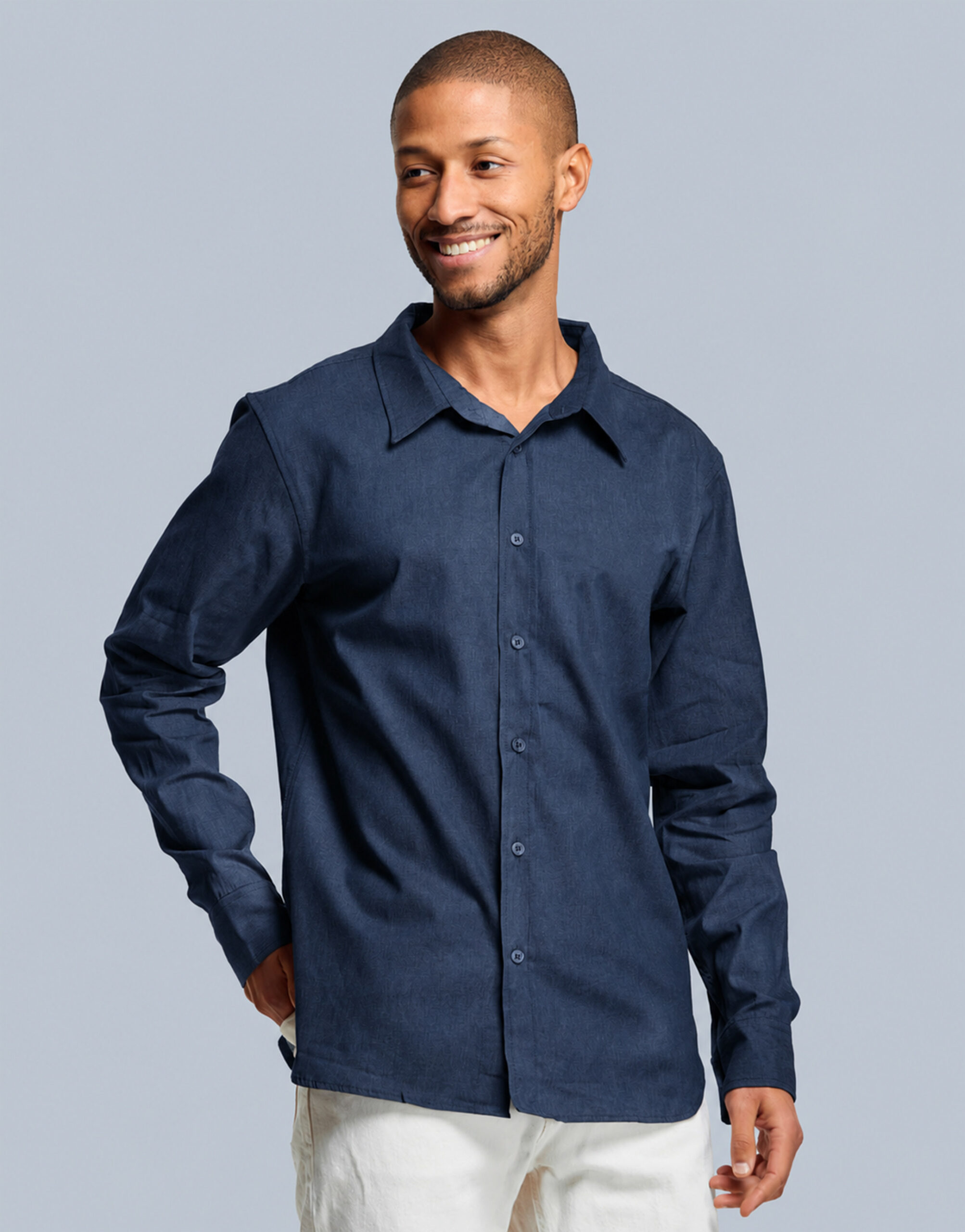Chemise en denim homme fabriquée en France Kant Chemise en denim homme fabriquée en France Kant