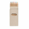 6 Crayons de couleur Abigail
