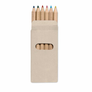 6 Crayons de couleur Abigail