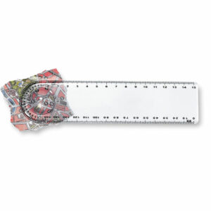 Règle transparente avec loupe Lasta