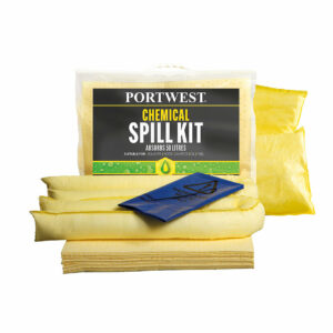 Kit absorbant 50 litres produits chimiques Portwest SM91