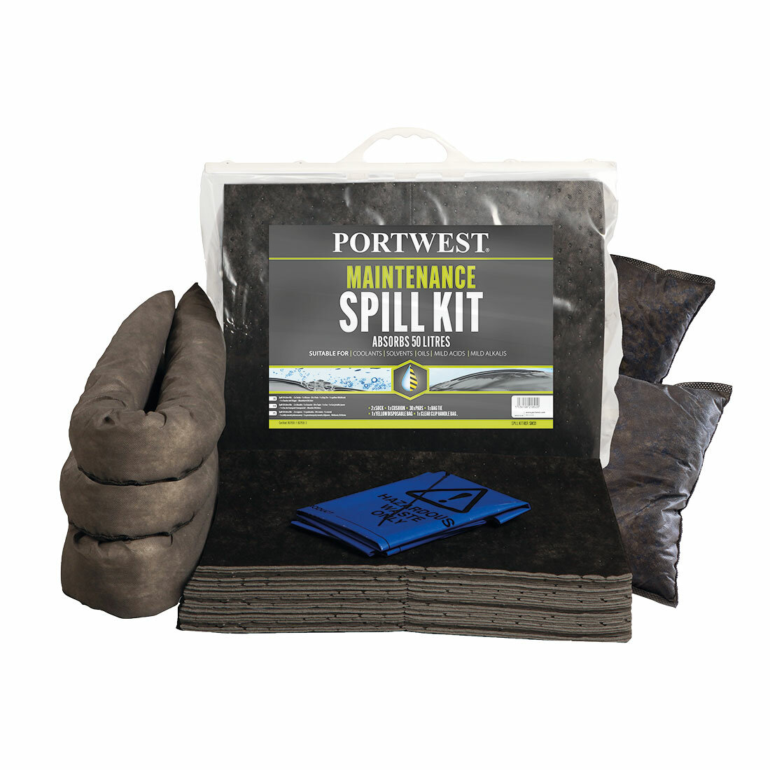 Kit d'absorbants Portwest SM31 Kit d'absorbants Portwest SM31