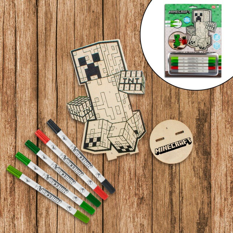 Kit de Figurine Minecraft à Colorier Kit de Figurine Minecraft à Colorier