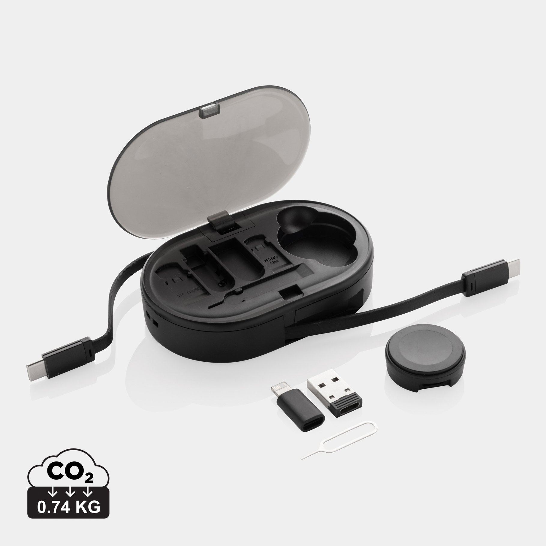 Kit de recharge 60W en plastique recyclé RCS Chargevix Kit de recharge 60W en plastique recyclé RCS Chargevix