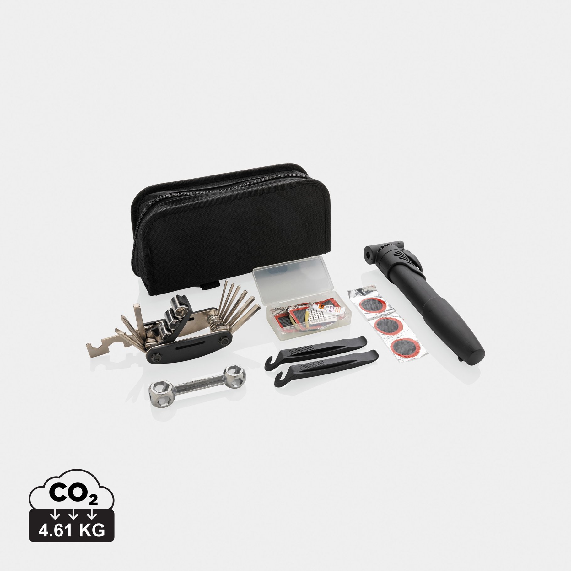 Kit de réparation vélo 17 pièces Kit de réparation vélo 17 pièces