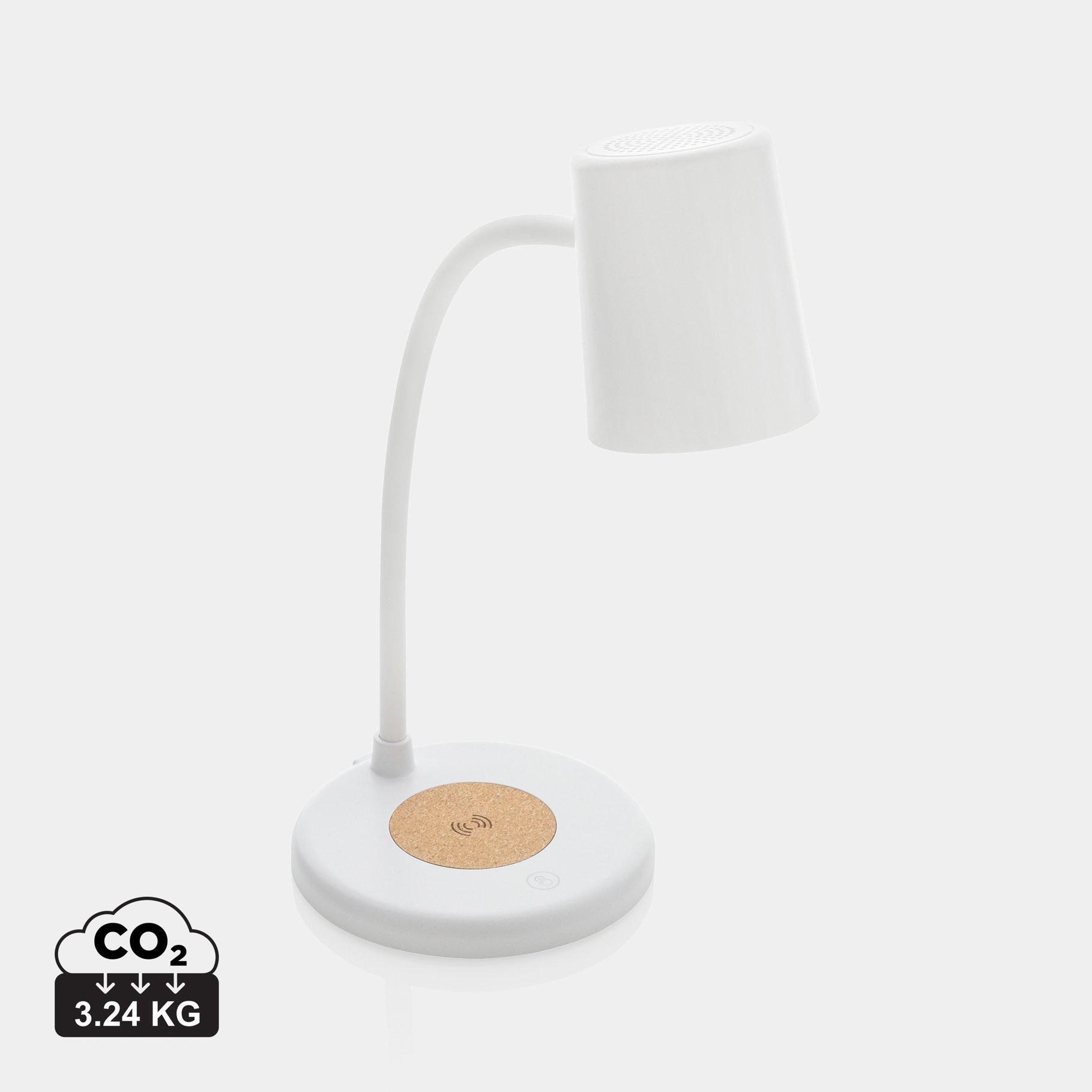Lampe de bureau 15W en liège et plastique RCS Zenara Lampe de bureau 15W en liège et plastique RCS Zenara