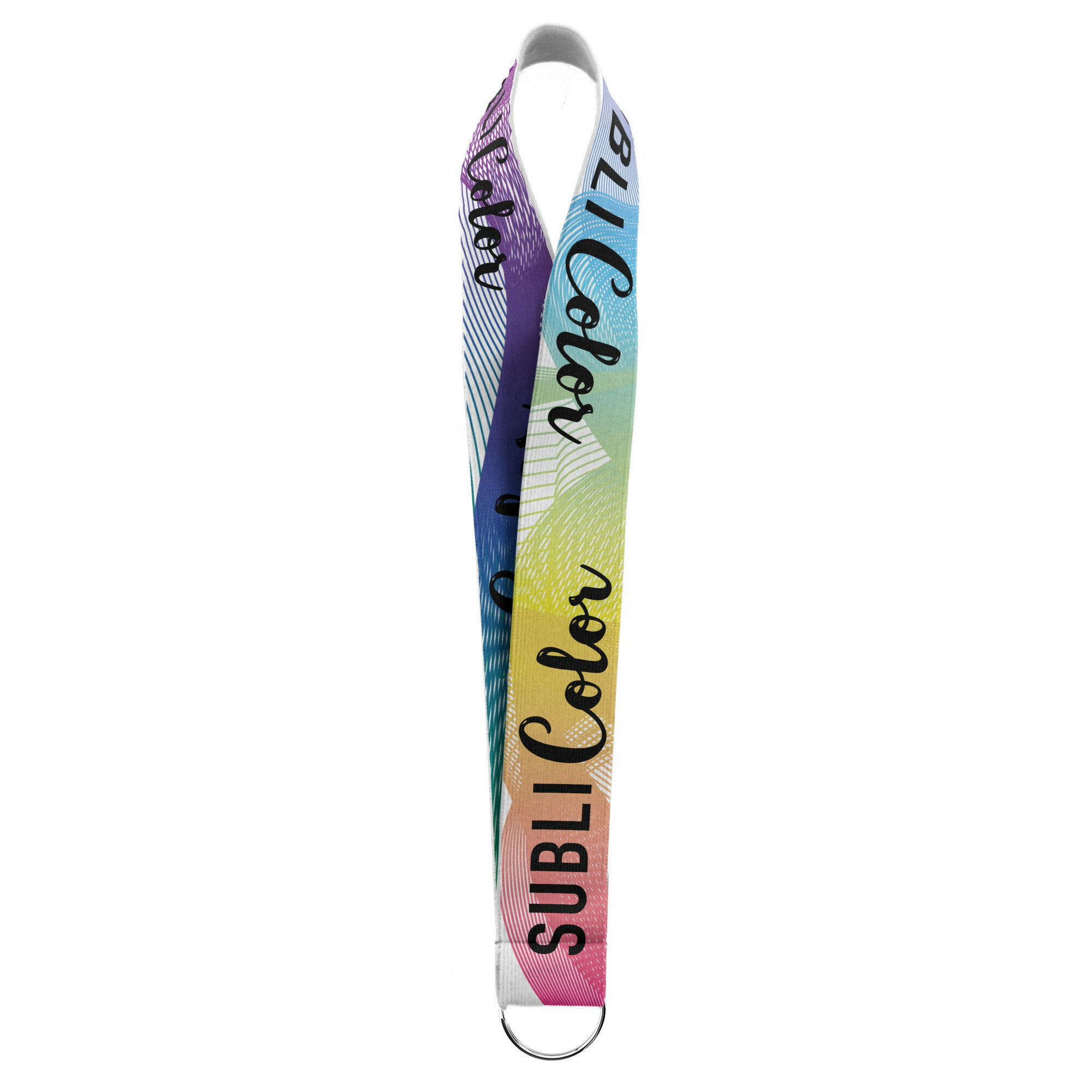Lanyard élastique sublimé Lanyard élastique sublimé