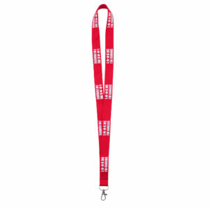 Lanyard marquage relief effet mousse