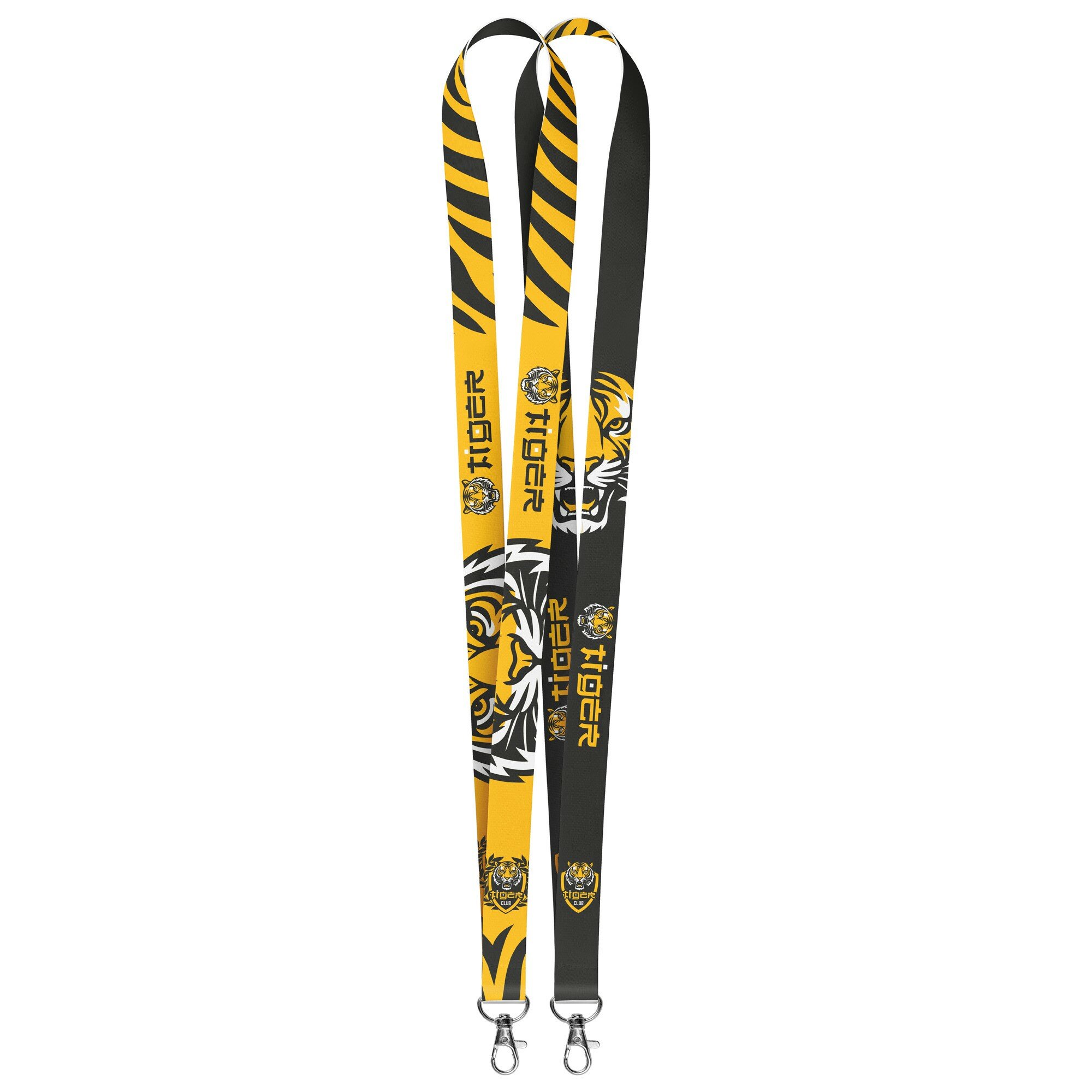 Lanyard polyester sublimé recto/verso - Europe Lanyard polyester sublimé recto/verso - Europe