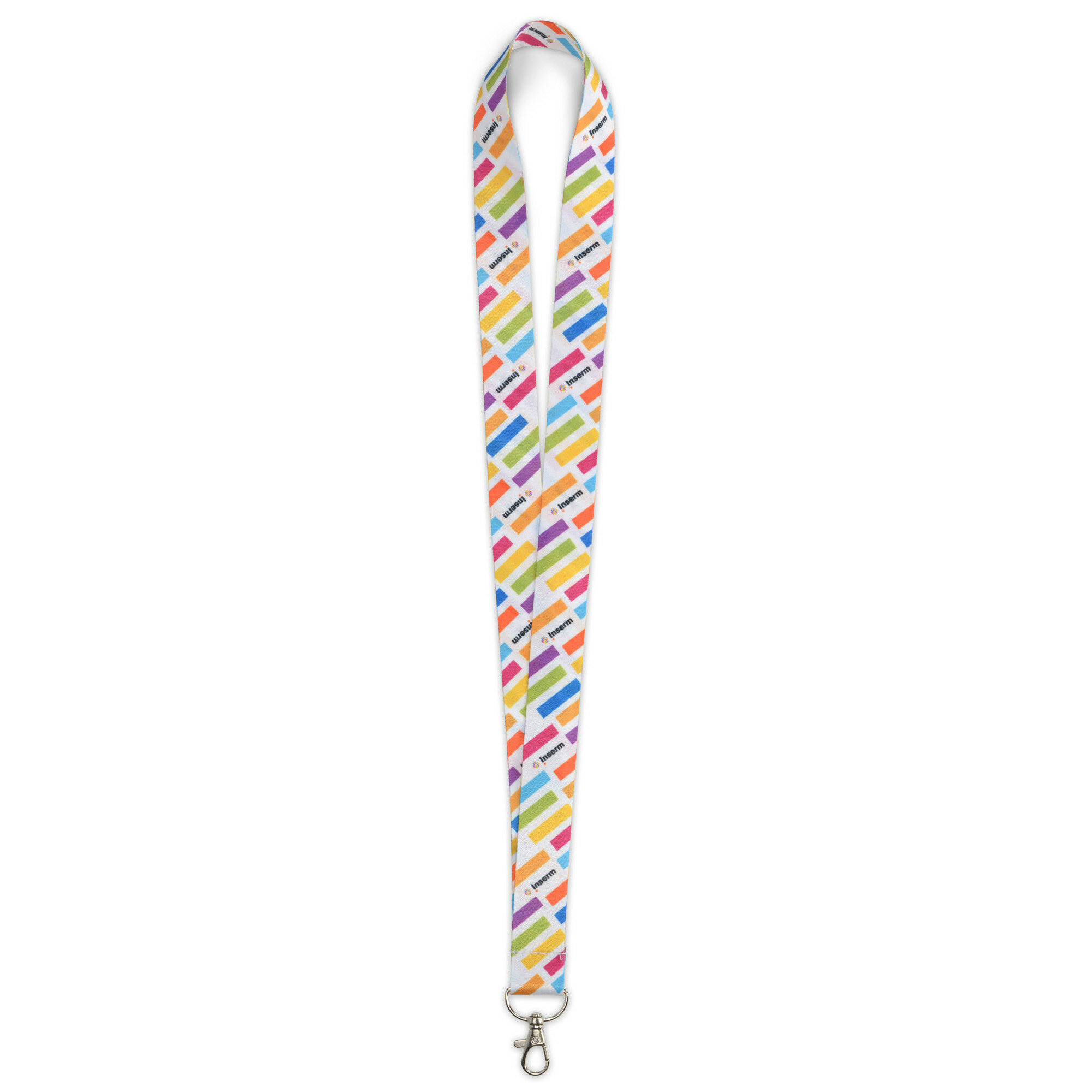 Lanyard polyester sublimé recto/verso - LAN03 Lanyard polyester sublimé recto/verso - LAN03