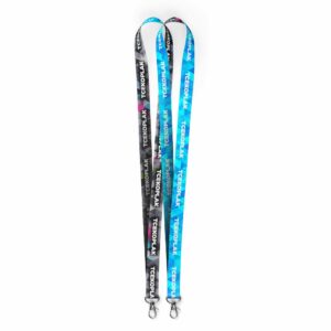 Lanyard sublimé PET quadri recto / verso