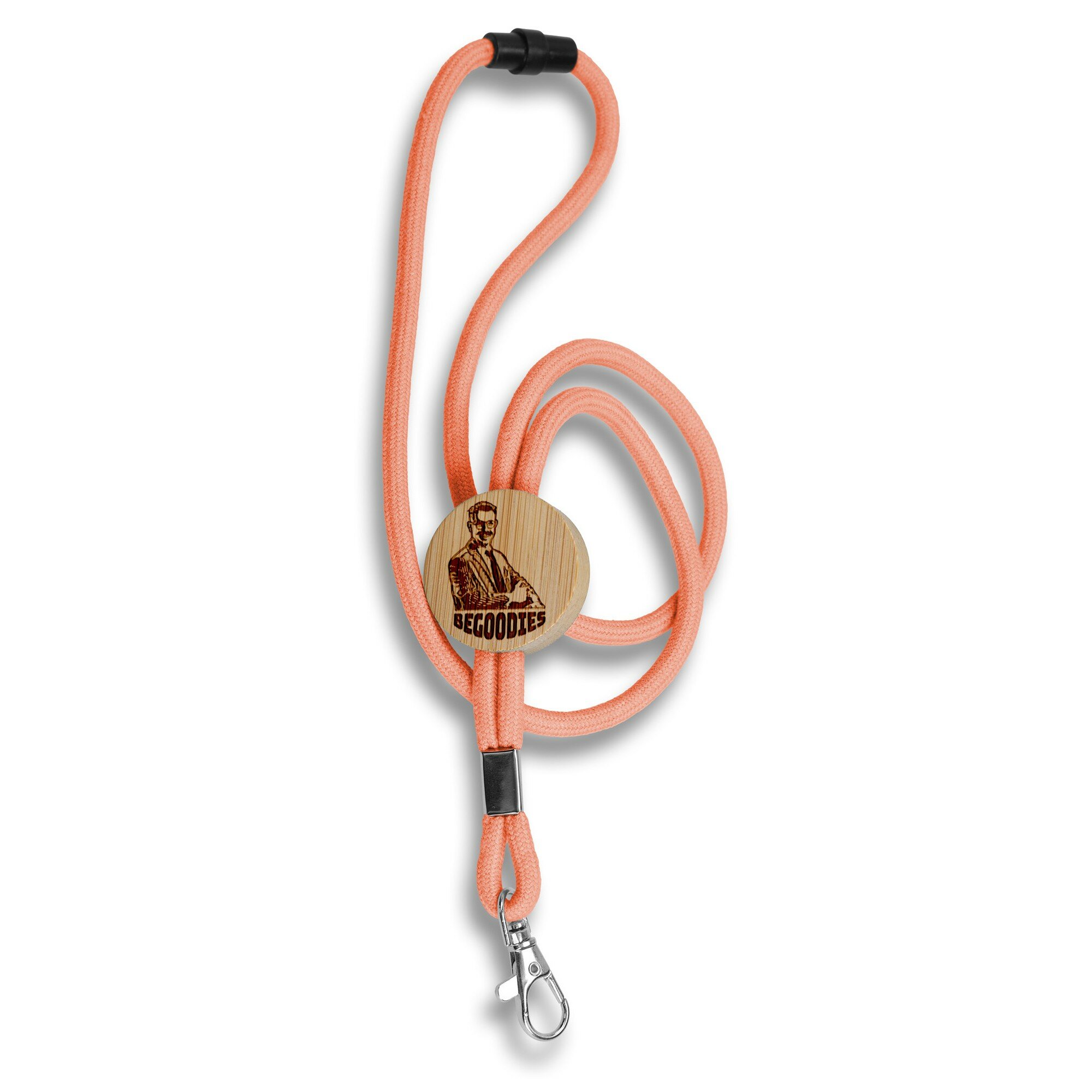 Lanyard tubulaire coton/ bambou Lanyard tubulaire coton/ bambou
