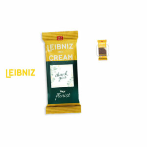 LEIBNIZ Milk Cream pack de 2 avec banderole publicitaire, 38 g