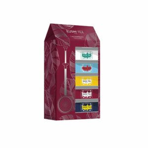 Les Iconiques bio - Coffret 5 boîtes + pince à thé - 100gr Kusmi Tea