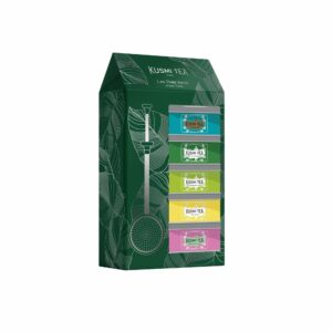 Les Thés verts bio - Coffret 5 boîtes + pince à thé - 100gr Kusmi Tea