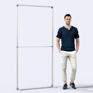 Stand cadre aluminium modulable Lightframe – vue 2