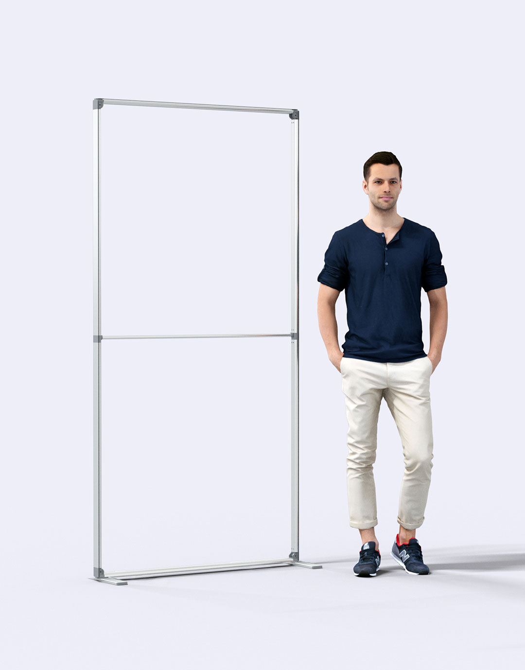 Stand cadre aluminium modulable Lightframe Stand cadre aluminium modulable Lightframe – vue 2