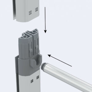 Stand cadre aluminium modulable Lightframe – vue 5