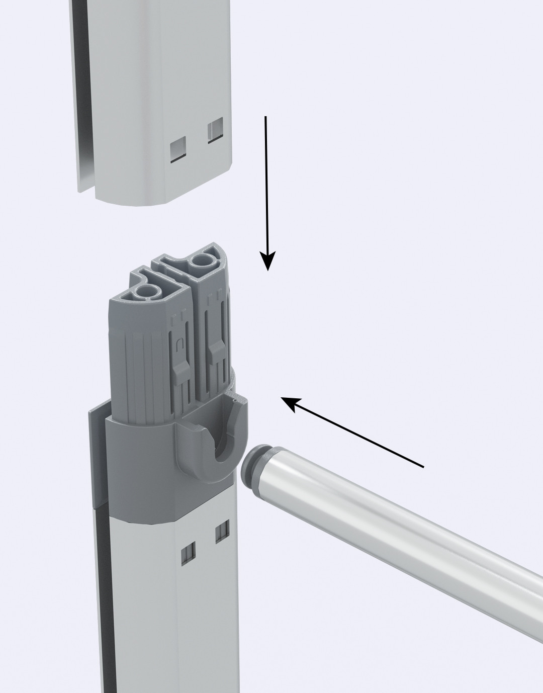 Stand cadre aluminium modulable Lightframe Stand cadre aluminium modulable Lightframe – vue 5