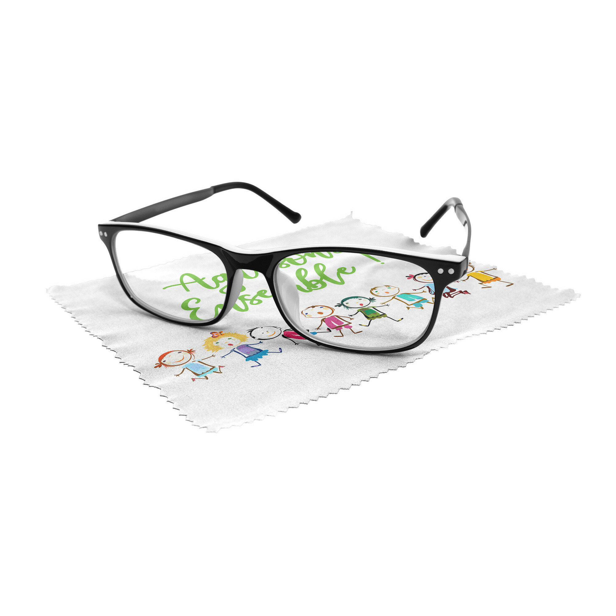 Lingette microfibre personnalisée Lingette microfibre personnalisée